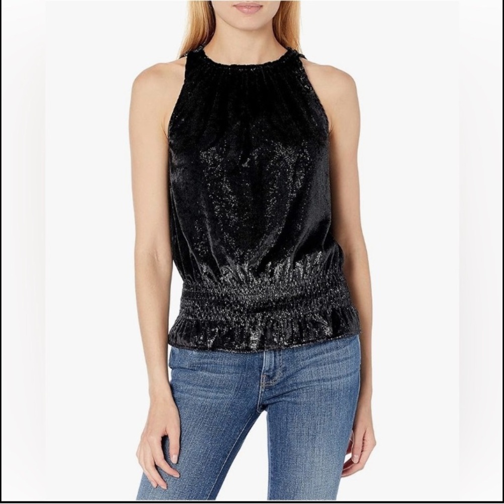 RAMY BROOK Miranda Velvet Sleeveless Top Size S NWOT